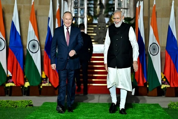 PM Modi Russian President hold annual summit meeting