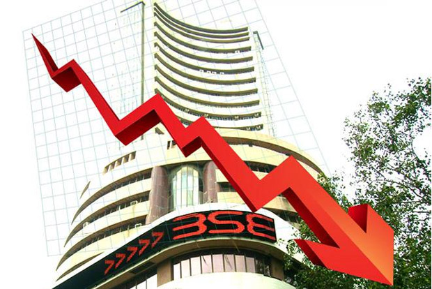 Sensex in red, crashes by over 1,500 points