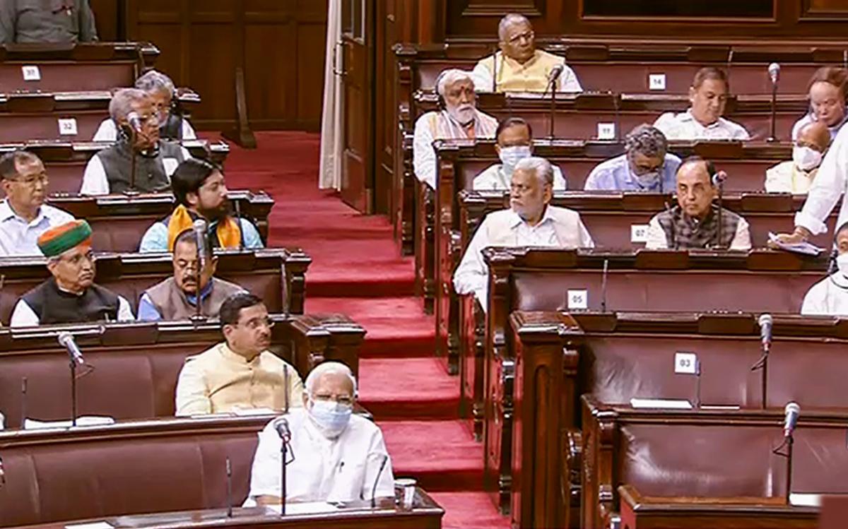 Noisy scenes in Rajya Sabha, Opposition members walk out over NEET issue Noisy scenes in Rajya Sabha, Opposition members walk out over NEET issue