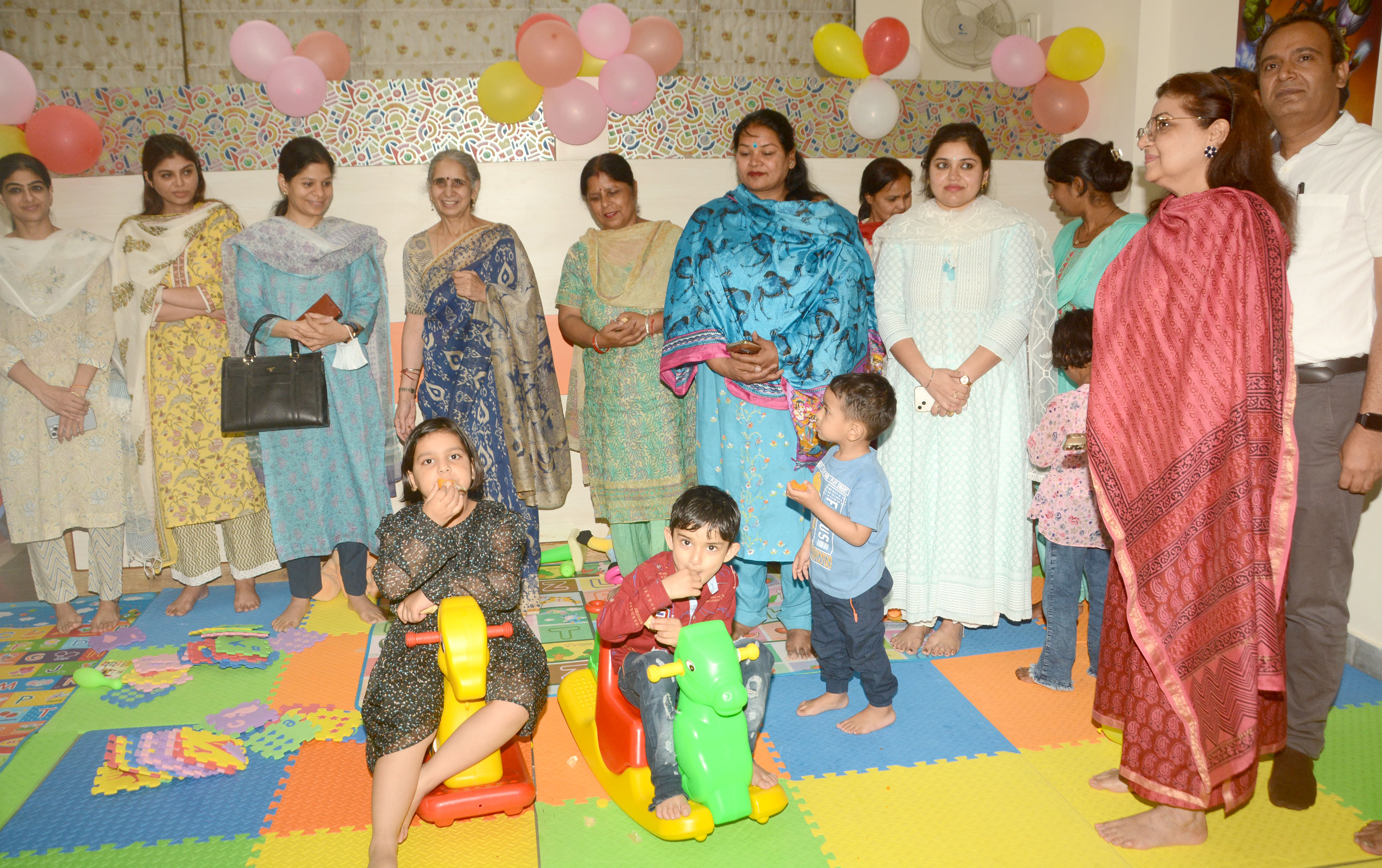 Aaykar Bhawan Chandigarh has Special Place for Children of Employees in Creche Aaykar Bhawan Chandigarh has Special Place for Children of Employees in Creche