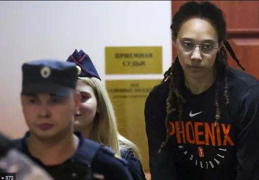 American female basketball star Brittney Griner sentenced to 9 years in Russia