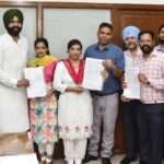 Panchayat Minister Laljit Singh Bhullar handed over appointment letters to 10 steno-typists