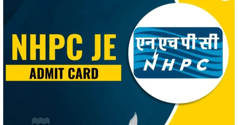 NHPC JE Admit Card 2025