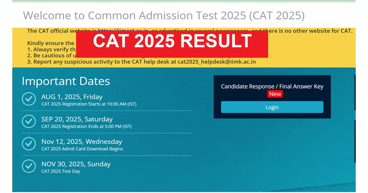 CAT 2025 Results