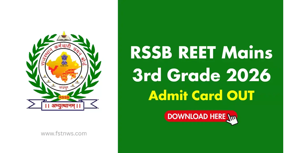 RSSB REET 2025 Admit Card